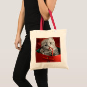 Kutest Baby Animals | Scottish Fold Kitten Tote Bag (Voorkant (product))