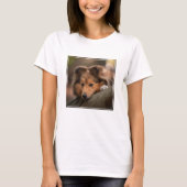 Kutest Baby Animals | Shetland Sheepdog Puppy T-shirt (Voorkant)