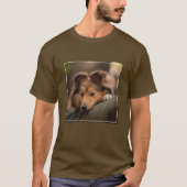 Kutest Baby Animals | Shetland Sheepdog Puppy T-shirt (Voorkant)
