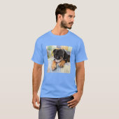Kutest Baby Animals | Shy Old English Bulldog T-shirt (Voorkant volledig)