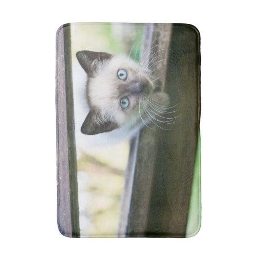 Kutest Baby Animals | Siamese Kitten 2 Badmat (Voorkant Verticaal)