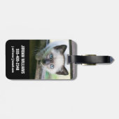 Kutest Baby Animals | Siamese Kitten 2 Bagagelabel (Achterkant horizontaal)