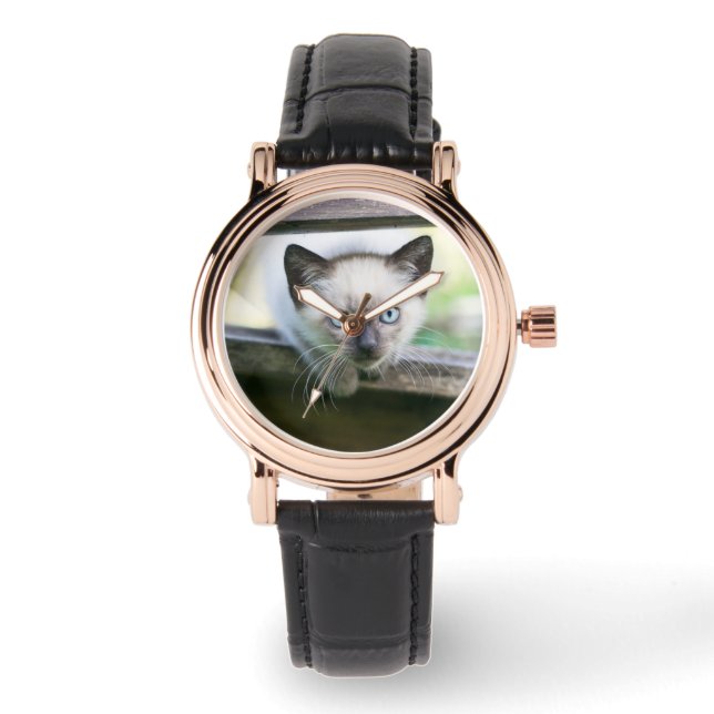 Kutest Baby Animals | Siamese Kitten 2 Horloge (Voorkant)