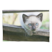 Kutest Baby Animals | Siamese Kitten 2 Kussensloop (Voorkant)