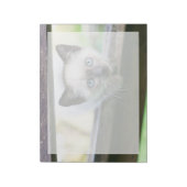 Kutest Baby Animals | Siamese Kitten 2 Notitieblok (Linkerzijde)