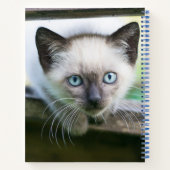 Kutest Baby Animals | Siamese Kitten 2 Notitieboek (Achterkant)