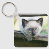 Kutest Baby Animals | Siamese Kitten 2 Sleutelhanger (Voorkant)