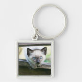 Kutest Baby Animals | Siamese Kitten 2 Sleutelhanger (Voorkant)