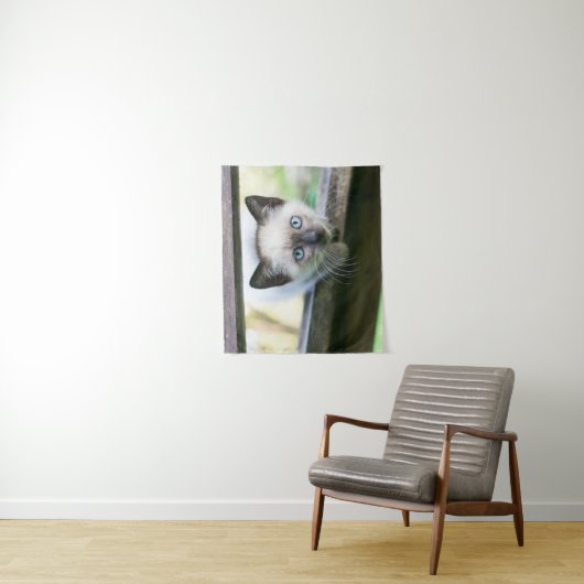 Kutest Baby Animals | Siamese Kitten 2 Wandkleed (In situ)