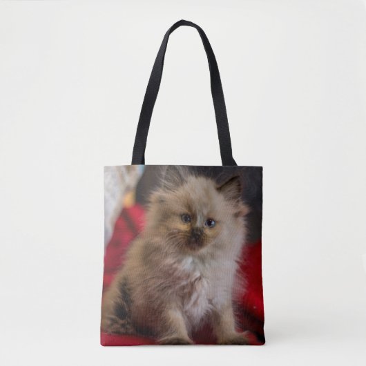 Kutest Baby Animals | Siamese Kitten Tote Bag (Voorkant)