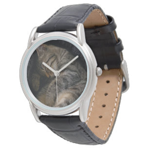 Kutest Baby Animals   Slaapgraatkatje Horloge