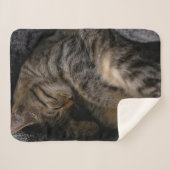 Kutest Baby Animals | Slaapgraatkatje Sherpa Deken (Voorkant (horizontaal))