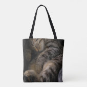 Kutest Baby Animals | Slaapgraatkatje Tote Bag (Achterkant)