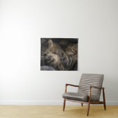 Kutest Baby Animals | Slaapgraatkatje Wandkleed (In Situ (horizontaal))