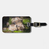 Kutest Baby Animals | Slaapstand van de Baby Red F Bagagelabel (Voorkant horizontaal)