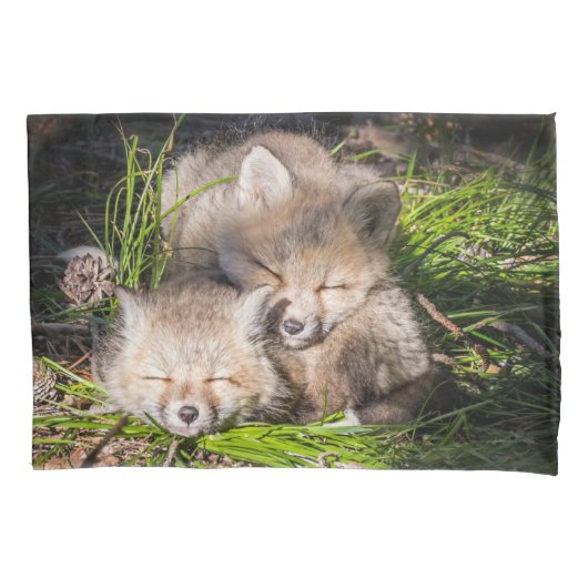 Kutest Baby Animals | Slaapstand van de Baby Red F Kussensloop (Voorkant)