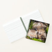 Kutest Baby Animals | Slaapstand van de Baby Red F Notitieboek (Binnen)