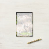 Kutest Baby Animals | Slaapstand van de Baby Red F Post-it® Notes (Op bureau)