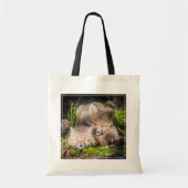 Kutest Baby Animals | Slaapstand van de Baby Red F Tote Bag (Voorkant)