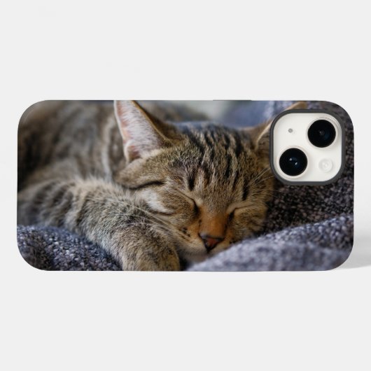 Kutest Baby Animals | Slapen van Tabby Kitten Case-Mate iPhone Case (Achterkant (horizontaal))