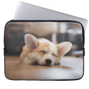 Kutest Baby Animals   Sleepy Corgi Laptop Sleeve