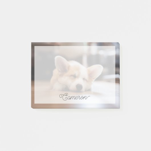 Kutest Baby Animals | Sleepy Corgi Post-it® Notes (Voorkant)