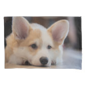 Kutest Baby Animals | Sleepy Corgi Puppy Kussensloop (Voorkant)