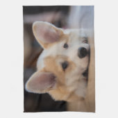 Kutest Baby Animals | Sleepy Corgi Puppy Theedoek (Verticaal)