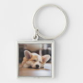 Kutest Baby Animals | Sleepy Corgi Sleutelhanger (Voorkant)