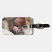 Kutest Baby Animals | Sneeuwaap Bagagelabel (Voorkant horizontaal)