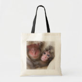 Kutest Baby Animals | Sneeuwaap Tote Bag (Voorkant)