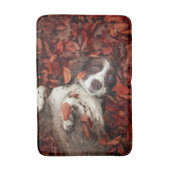 Kutest Baby Animals | Spaniel in najaarsbladeren Badmat (Voorkant Verticaal)