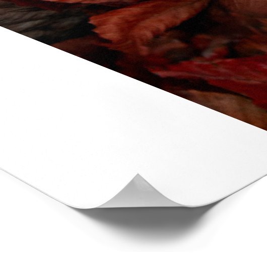 Kutest Baby Animals | Spaniel in najaarsbladeren Poster (Hoek)