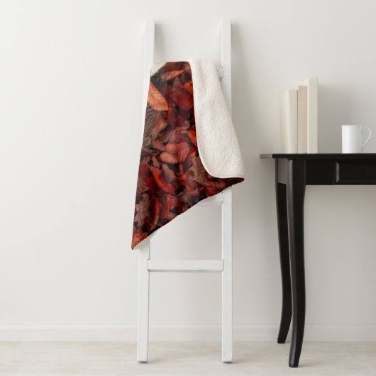 Kutest Baby Animals | Spaniel in najaarsbladeren Sherpa Deken (In situ)