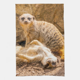 Kutest Baby Animals Speelgoed Meerkats Theedoek