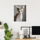 Kutest Baby Animals | Sphinx Cat Poster (Thuiskantoor)
