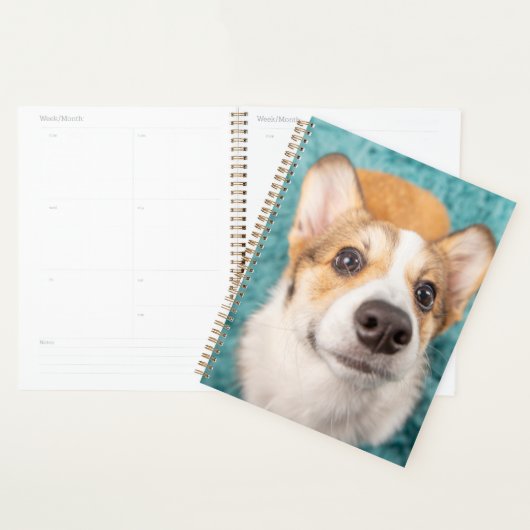 Kutest Baby Animals | Sweet Corgi Puppy Face Planner (Display)