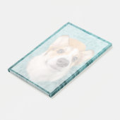 Kutest Baby Animals | Sweet Corgi Puppy Face Post-it® Notes (Schuin)