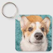 Kutest Baby Animals | Sweet Corgi Puppy Face Sleutelhanger (Voorkant)