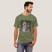 Kutest Baby Animals | Tawny Owl T-shirt (Voorkant volledig)