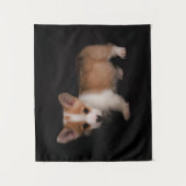Kutest Baby Animals | Tiny Corgi Wandkleed (Voorkant)