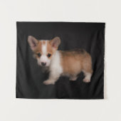 Kutest Baby Animals | Tiny Corgi Wandkleed (Voorkant (horizontaal))