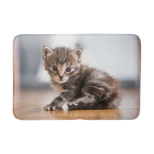Kutest Baby Animals   Tiny Tabby Kitten Badmat