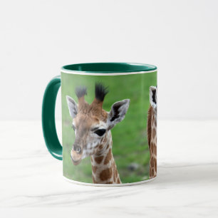Kutest Baby Animals   Twee Baby Giraffe Mok