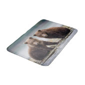 Kutest Baby Animals | Twee Beer kubussen Badmat (Gekanteld)