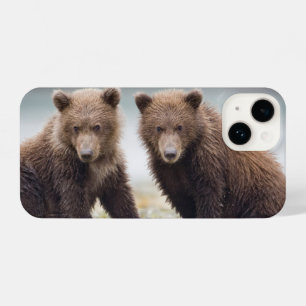 Kutest Baby Animals   Twee Beer kubussen iPhone 14 Hoesje