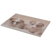 Kutest Baby Animals | Twee Corgi-Puppies Snijplank (Hoek)