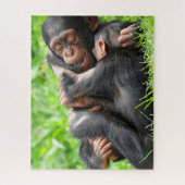 Kutest Baby Animals | Twee jonge Chimpansees Legpuzzel (Verticaal)