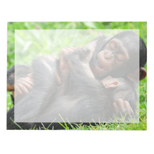 Kutest Baby Animals Twee jonge Chimpansees Notitieblok