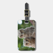 Kutest Baby Animals | Twee jonge eigenaars Bagagelabel (Voorkant verticaal)